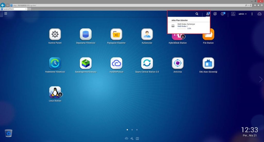 QNAP Kurulum ve Yapılandırma