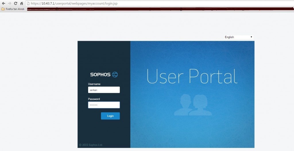 Sophos SSL Vpn Kurulumu
